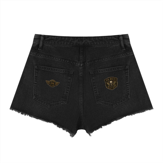 PIA BOLTE® 1977 Vintage Denim Hot Shorts – Rebel Icon Edition