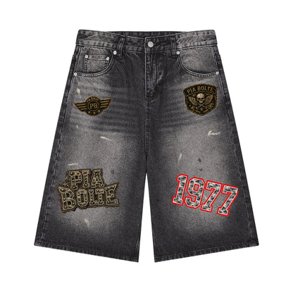 PIA BOLTE® 1977 Vintage Denim Shorts – Rebel Heritage Edition