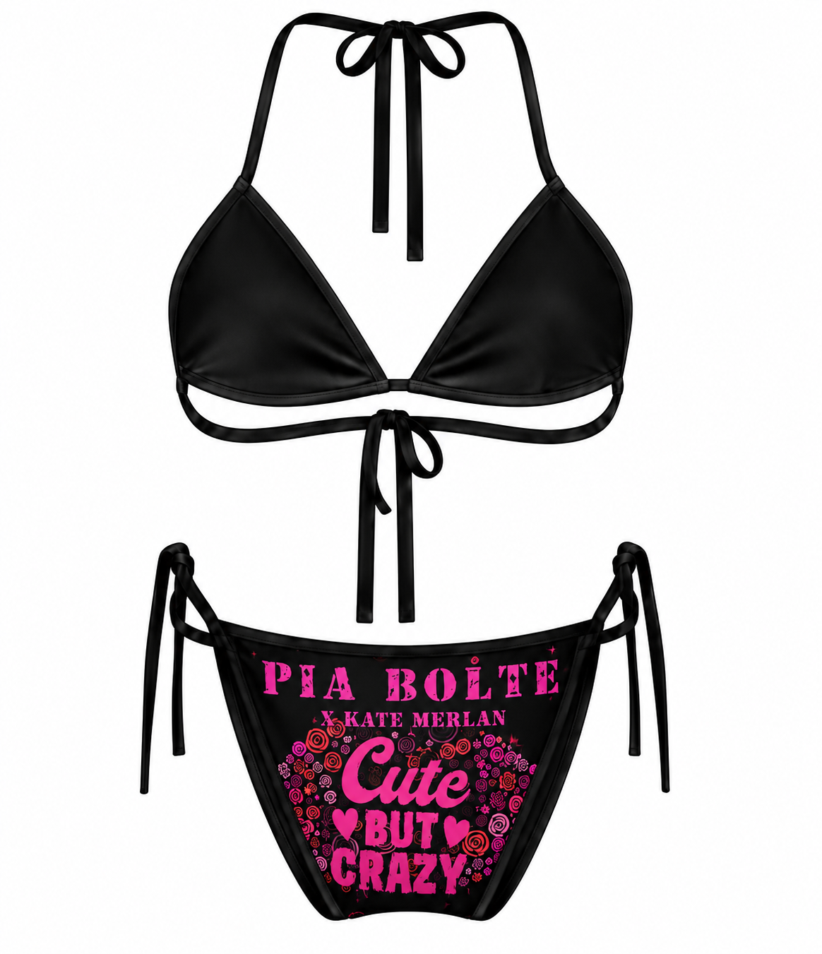 PIA BOLTE®  Bikini Kiss schwarz – Kate Merlan Edition - PIA BOLTE® COUTURE