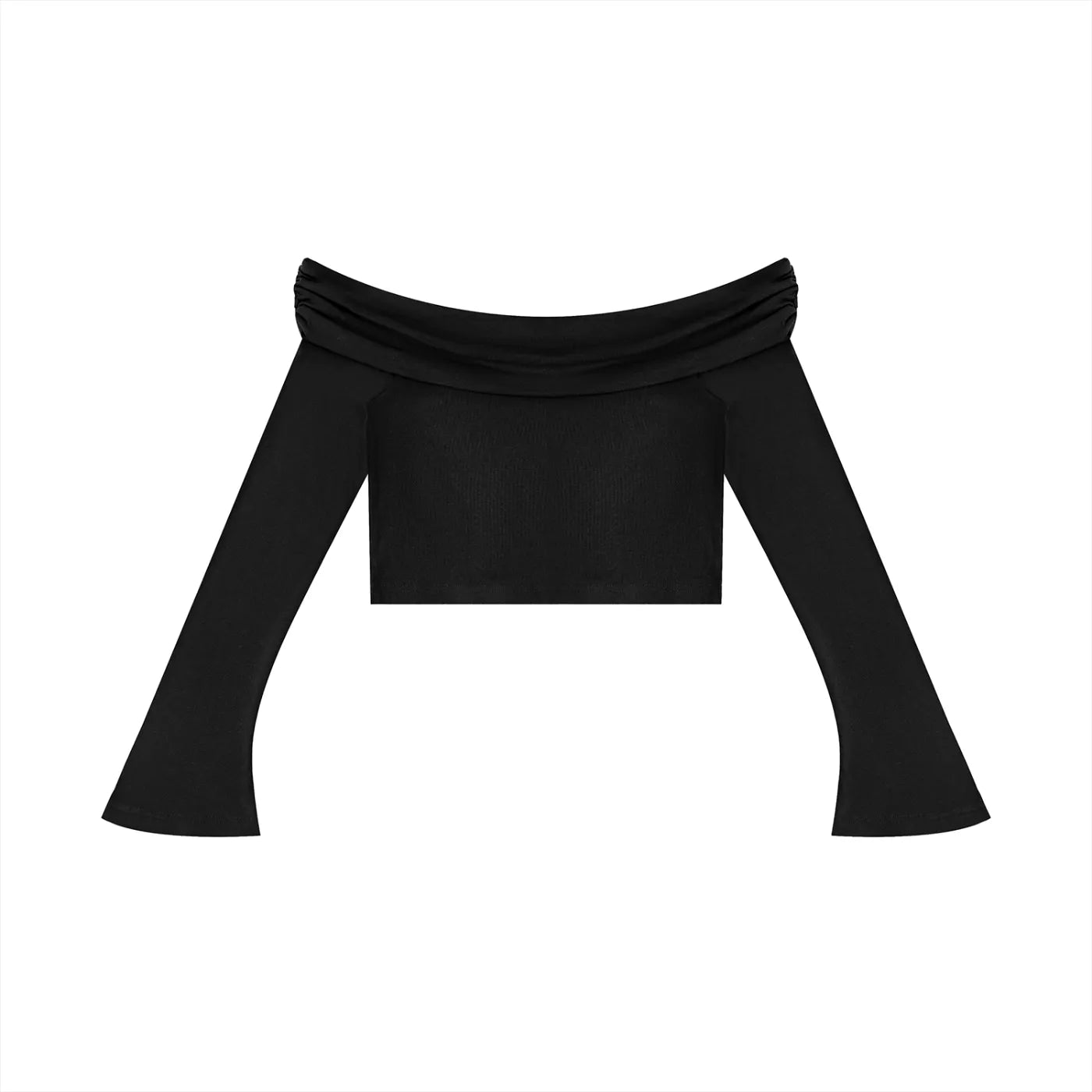 PIA BOLTE® Rebel Smile Off-Shoulder Crop Top – New York Edition LP