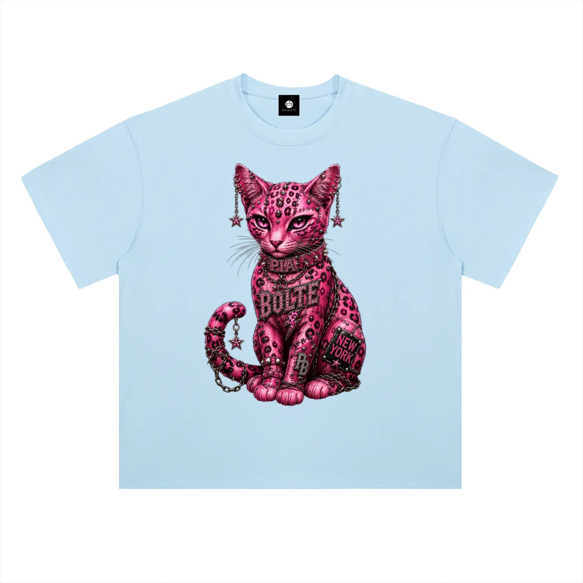 PIA BOLTE® NEW YORK MATRYOSHKA RAW-HEM T-SHIRT