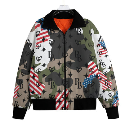 PIA BOLTE® College Jacket – Eagle Camo Stars Unisex - PIA BOLTE® COUTURE