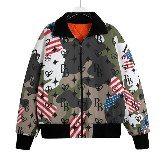 PIA BOLTE® College Jacket – Eagle Camo Stars Unisex - PIA BOLTE® COUTURE