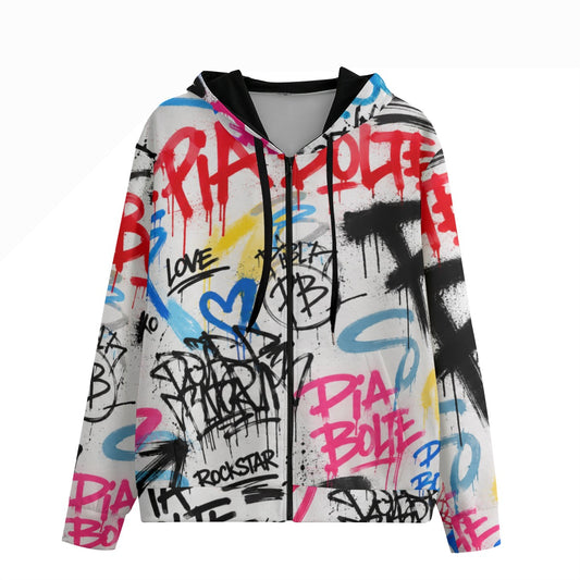 PIA BOLTE® Hoodie Jacket Graffiti