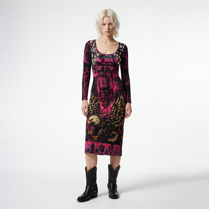 PIA BOLTE® RUNWAY VELVET DRESS – Midnight Statement