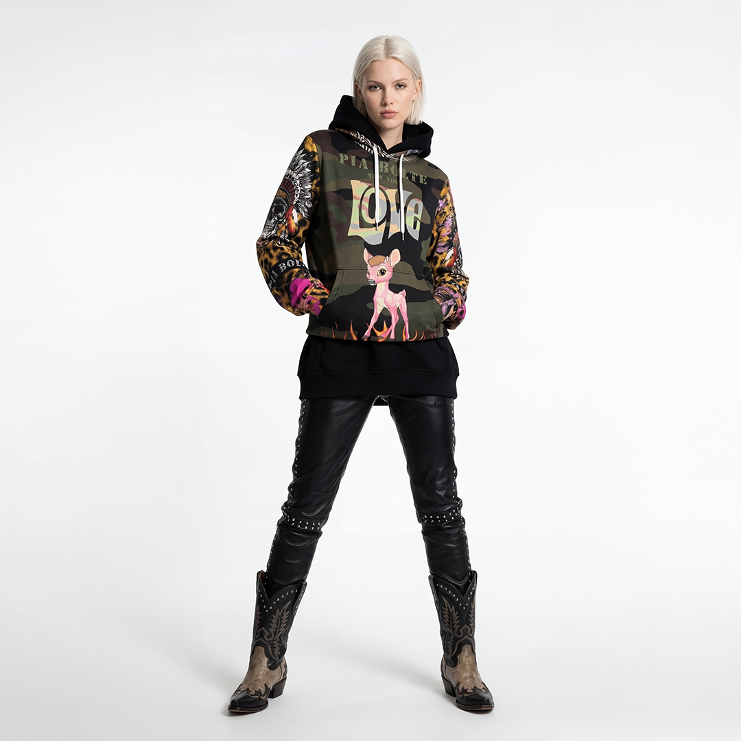 PIA BOLTE® Hoodie - camouflage Bambii Tiger