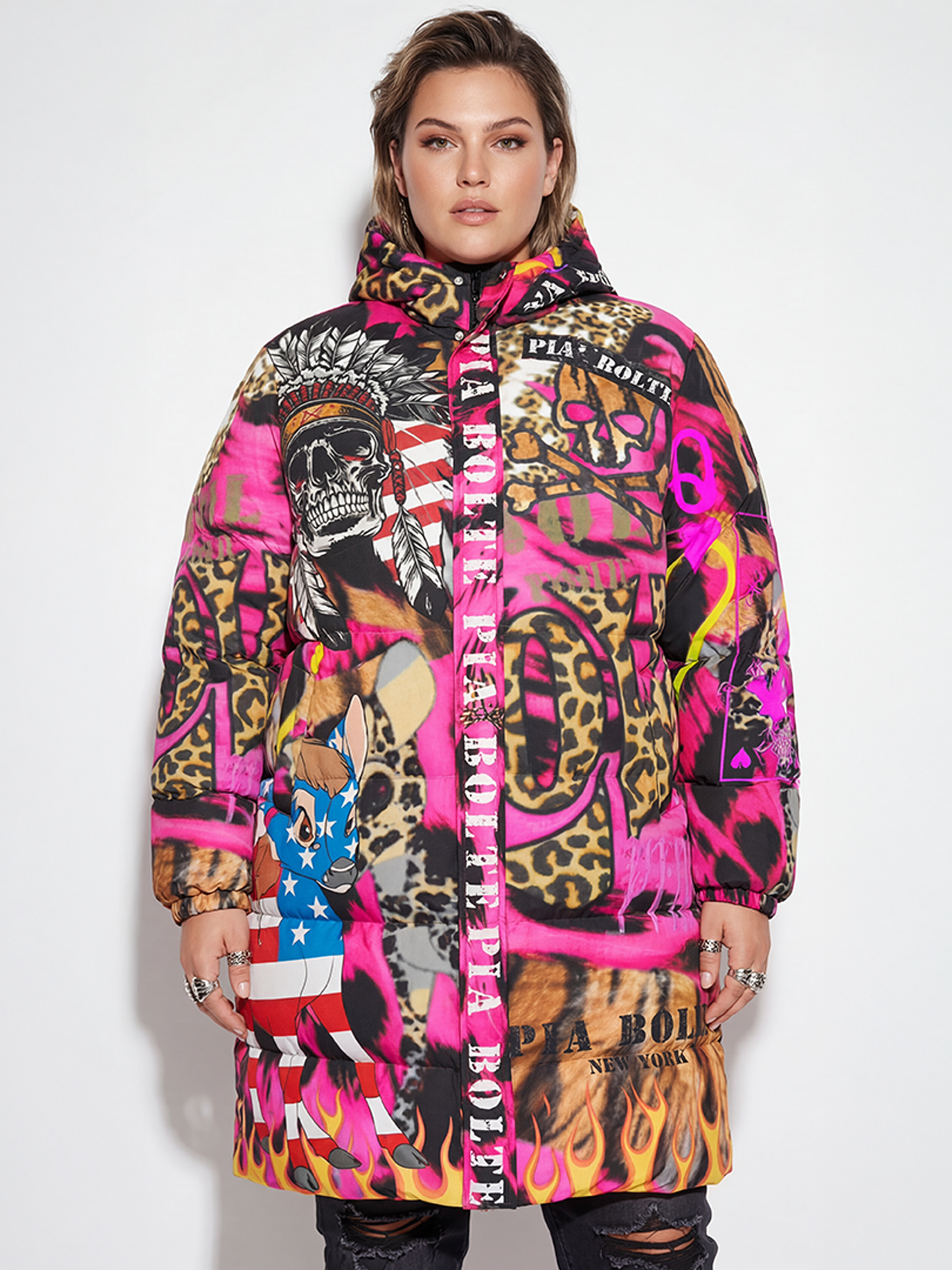 PIA BOLTE® Mantel Pink Winter - PIA BOLTE® COUTURE