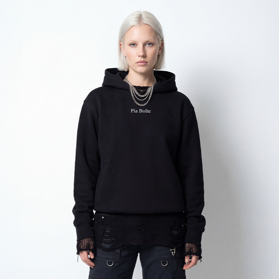 Hoodie LA black gold or silver