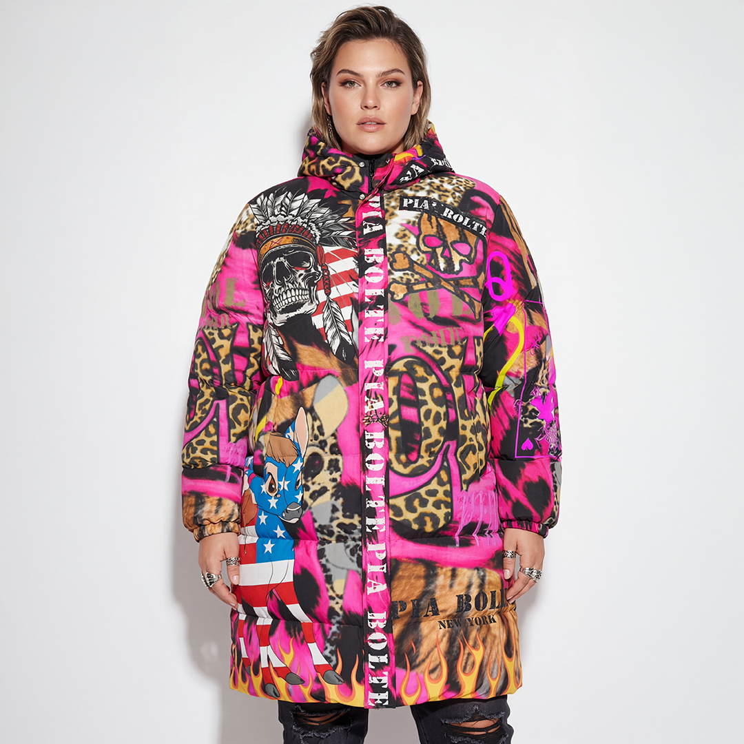 PIA BOLTE® Mantel - Pink Winter