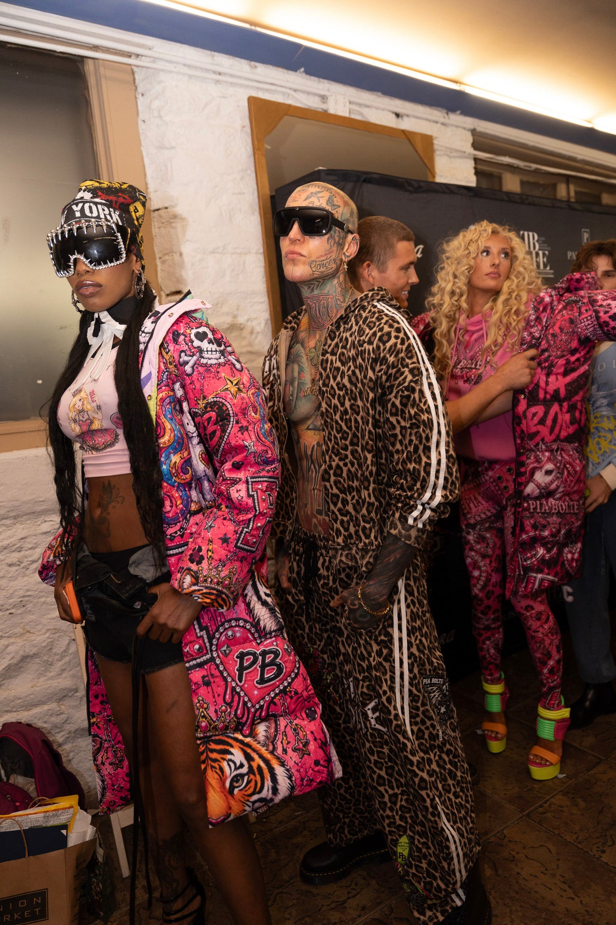 PIA BOLTE® PUNK BUNNY LEOPARD FULL ZIP HOODIE