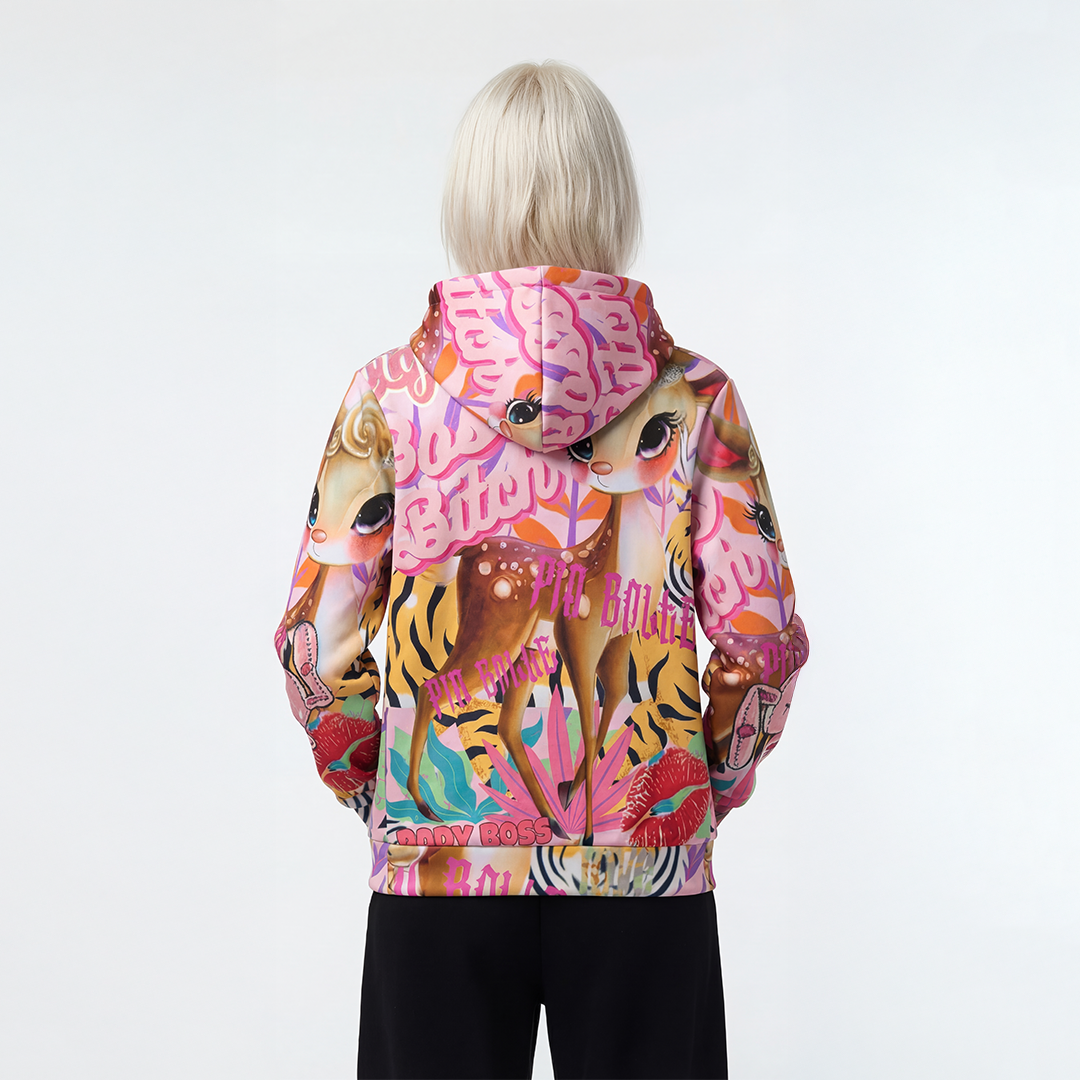 Pullover Hoodie sweet Bambii kiss💋