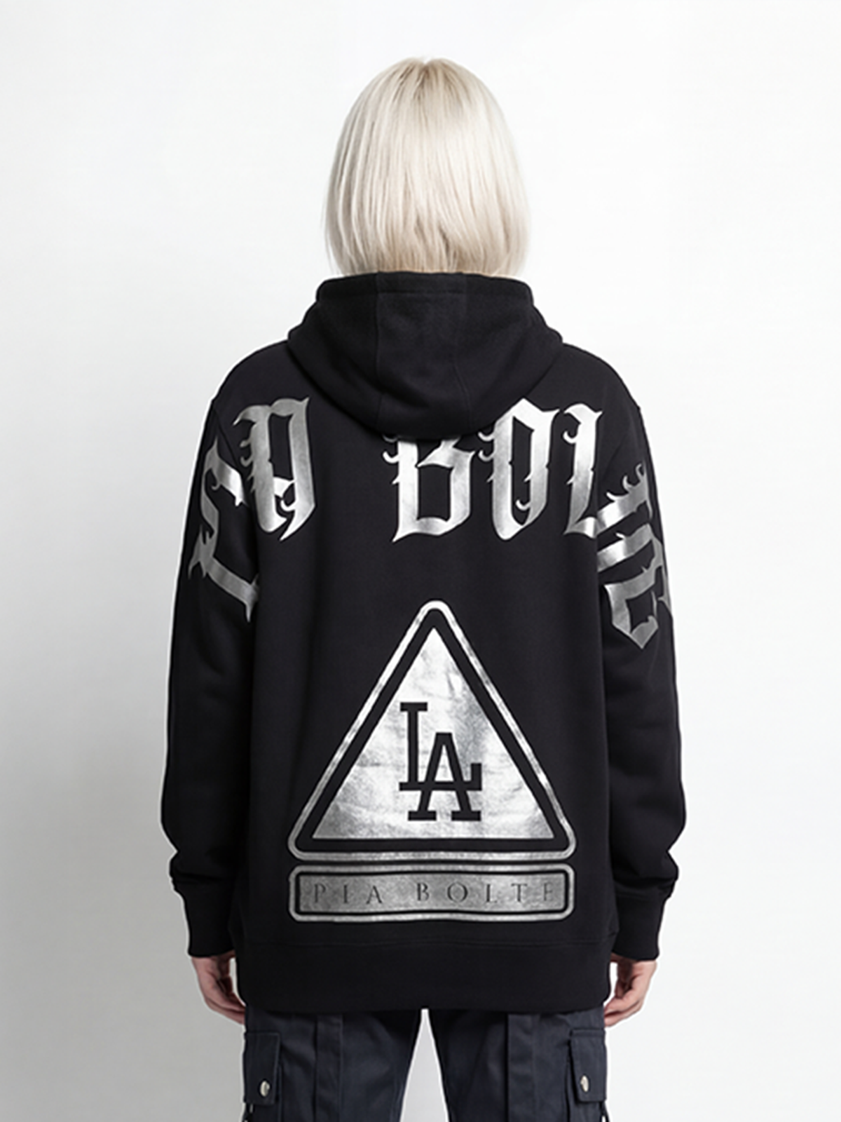 Hoodie LA black gold or silver - PIA BOLTE® COUTURE