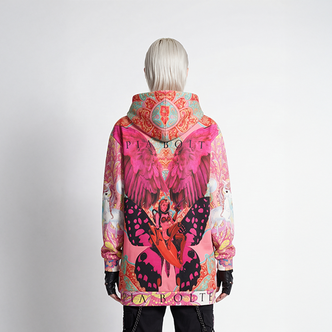 PIA BOLTE® Hoodie - New York wings butterfly