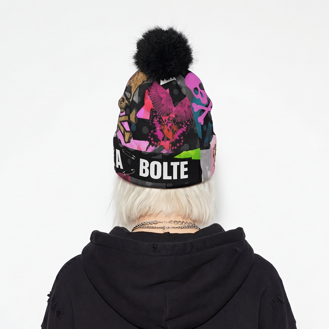 PIA BOLTE® Beanie – Leo Pink Skull Edition