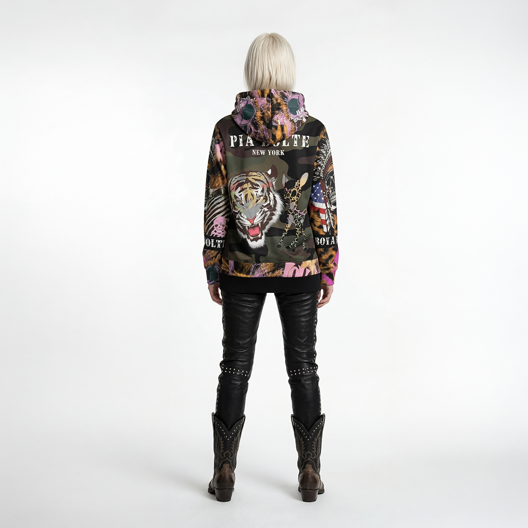 PIA BOLTE® Hoodie - camouflage Bambii Tiger