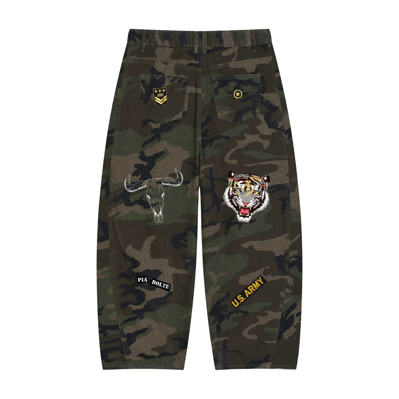 PIA BOLTE® Army Eagle Cargo Pants – Military Glam Edition