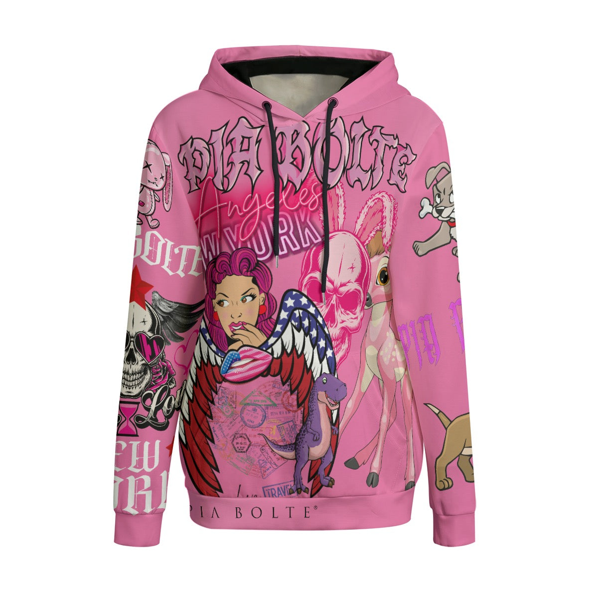 PIA BOLTE® Hoodie PINK & BEAUTIFUL