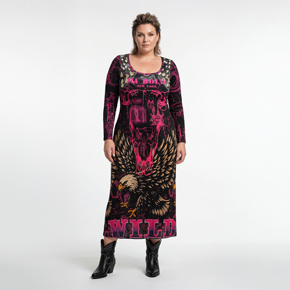 PIA BOLTE® RUNWAY VELVET DRESS – Midnight Statement