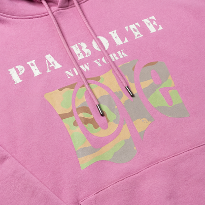 PIA BOLTE® Hoodie - pink LOVE chief indiana skull (unisex)