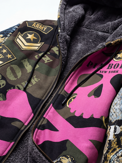 Hoodie jacket military Bambii - PIA BOLTE® COUTURE