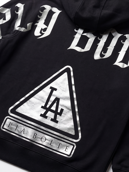 Hoodie LA black gold or silver - PIA BOLTE® COUTURE