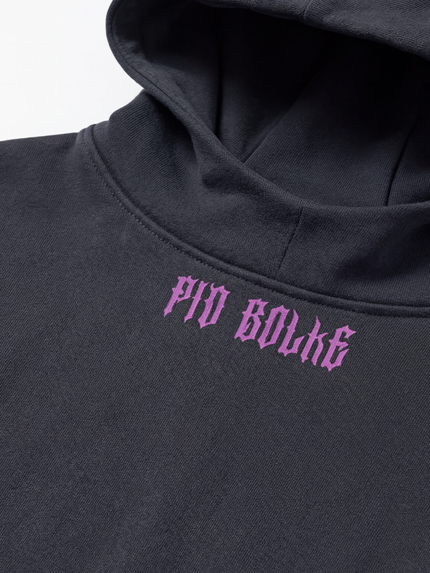 WINTER Hoodie LA black pink fleece - PIA BOLTE® COUTURE