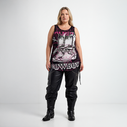 Wild Cowboy Lace-Up Top – New Collection