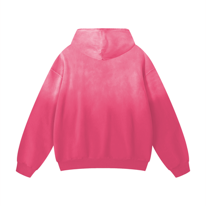 Hoodie winter LION pink