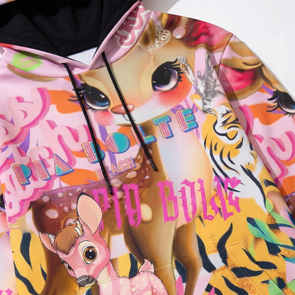 Pullover Hoodie sweet Bambii kiss💋