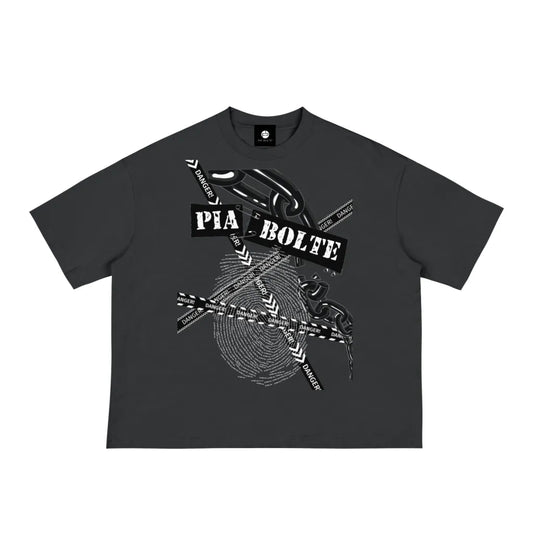 PIA BOLTE® Criminal Identity Tee – Shadow Grey