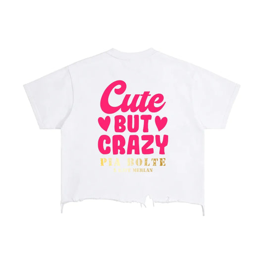 PIA BOLTE® Premium Cute But Crazy Crop T-Shirt – Kate Merlan Edition - PIA BOLTE® COUTURE