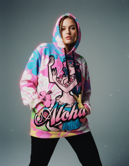 PIA BOLTE® Hoodie - Aloha Hawaii Flower 👌👌👌