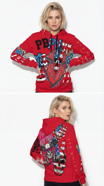 PIA BOLTE® Hoodie red party