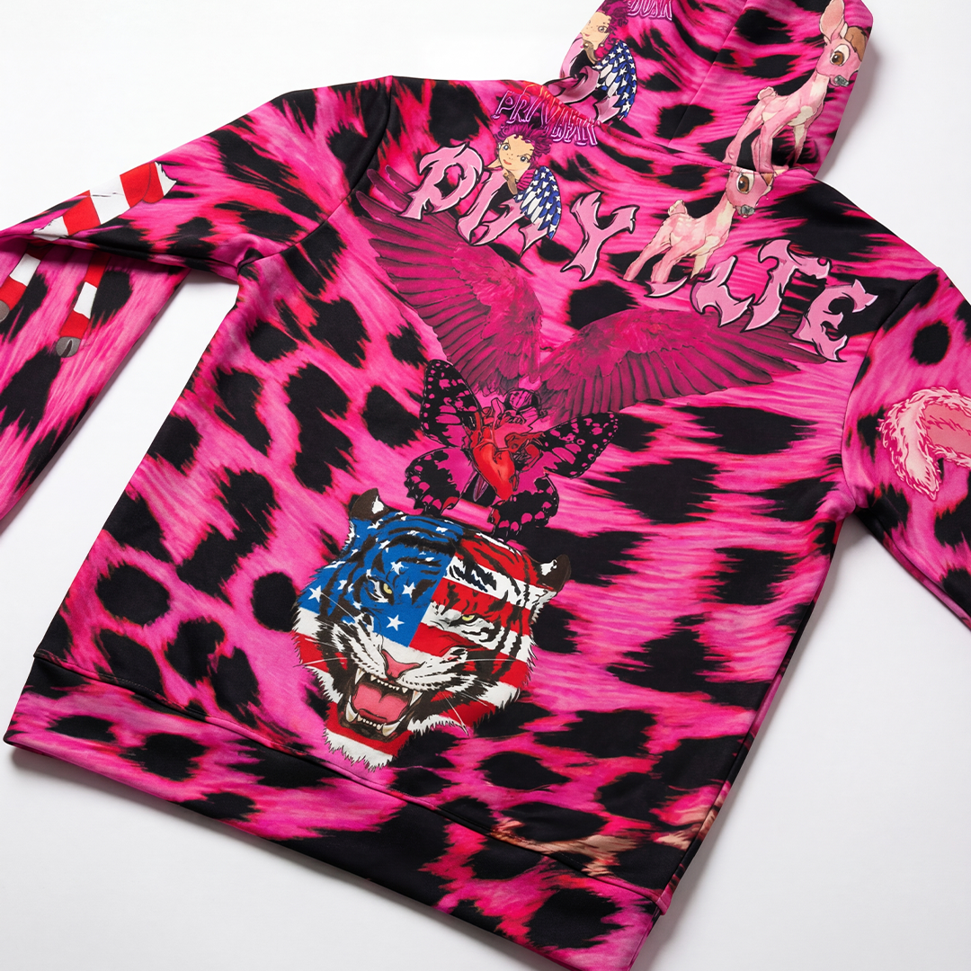 PIA BOLTE® Hoodie Leo pink