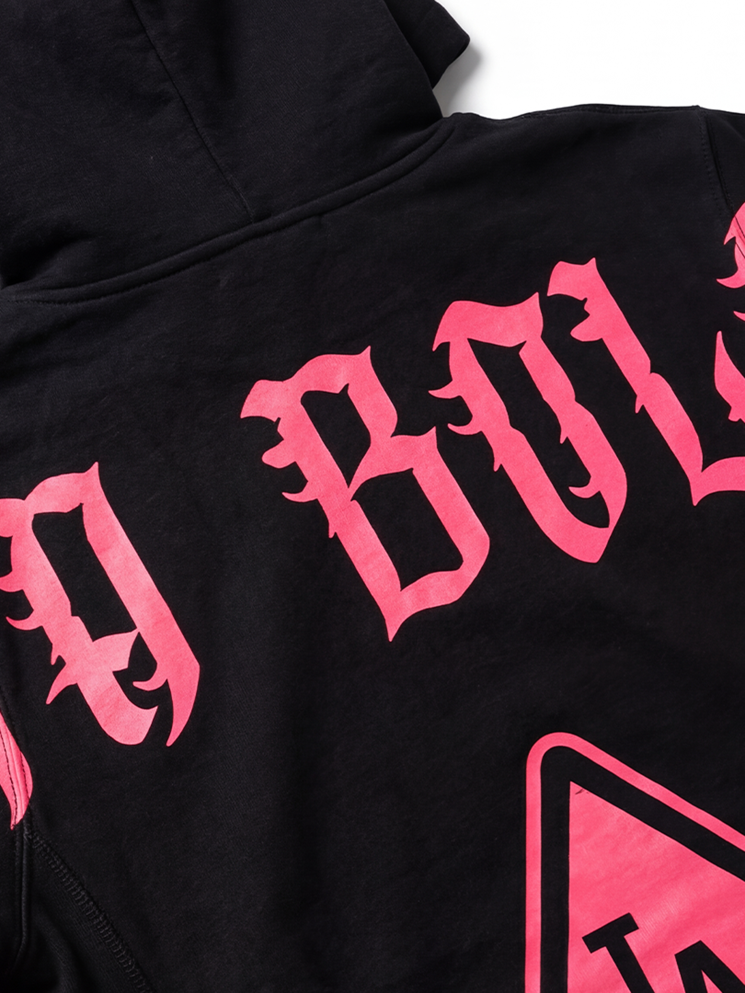 Hoodie LA black neon pink - PIA BOLTE® COUTURE