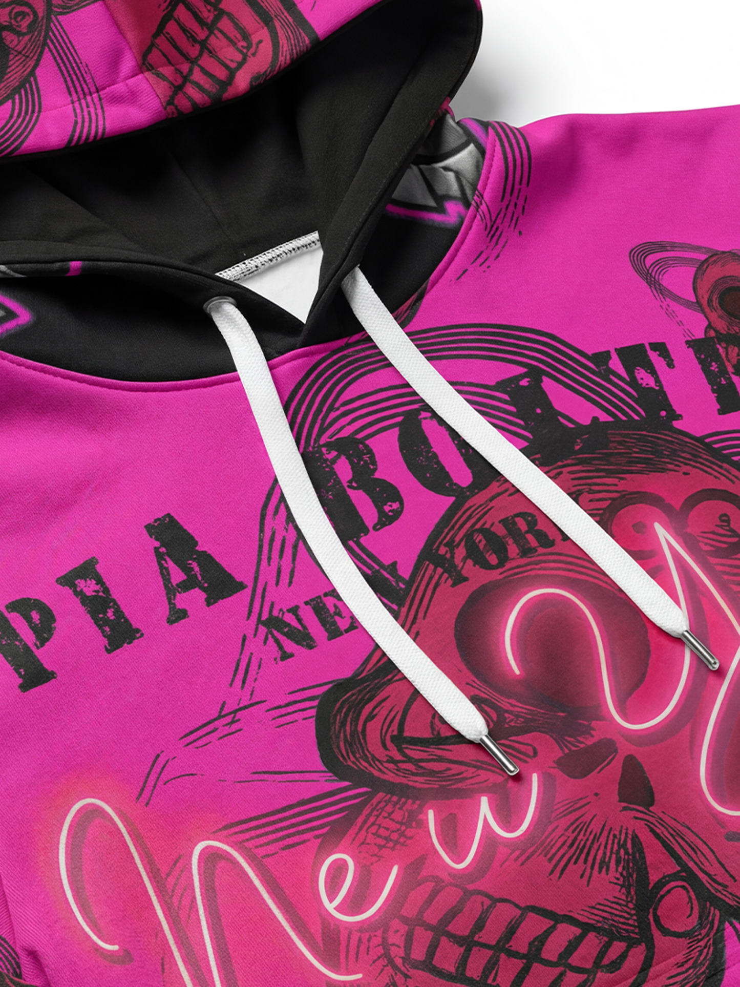 Hoodie Delft Pink Skully 👌👌