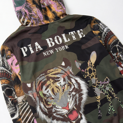 PIA BOLTE® Hoodie - camouflage Bambii Tiger