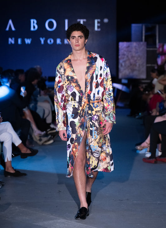 PIA BOLTE® Bademantel - Tiger