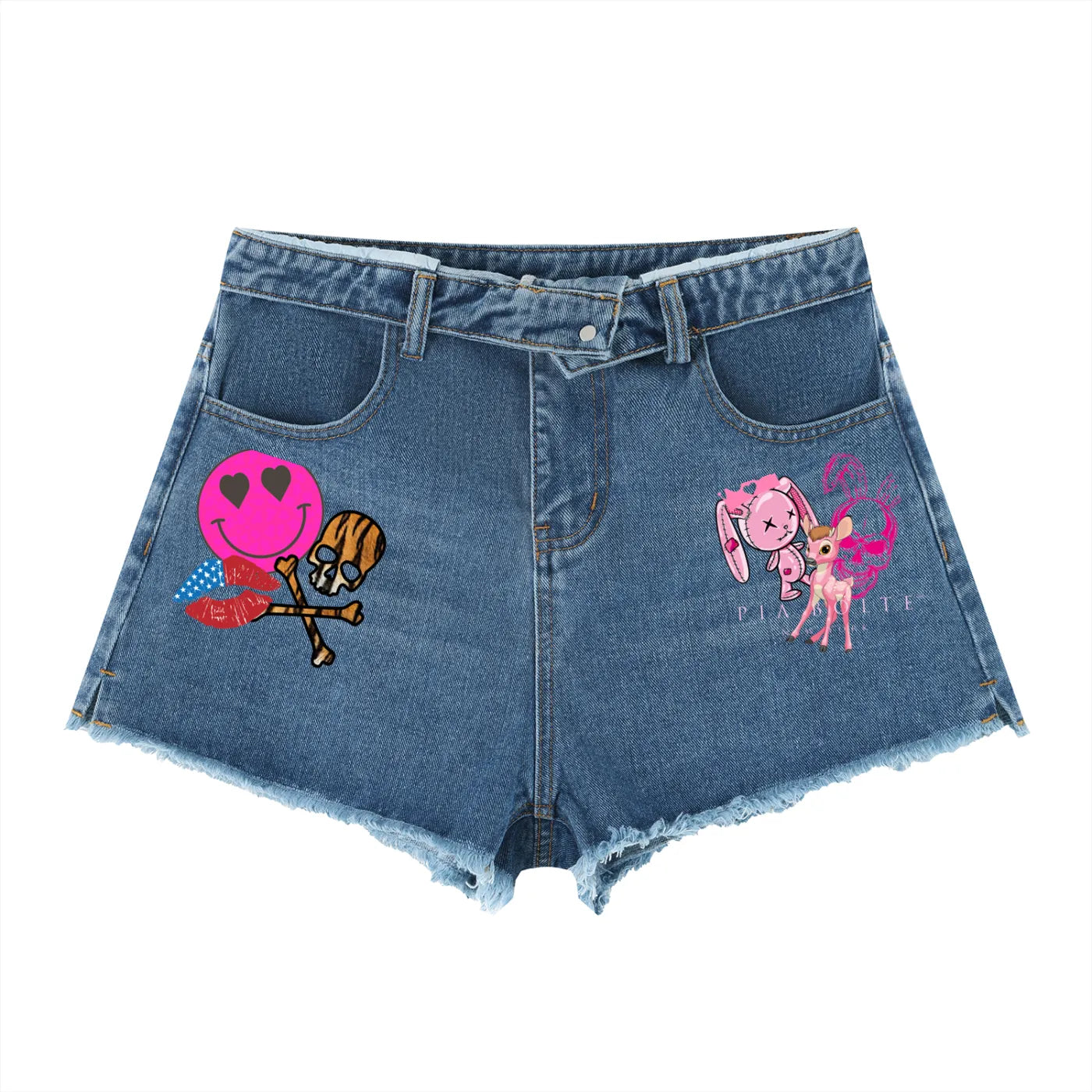 PIA BOLTE® Candy Rebel Denim Shorts – Sweet Chaos Edition