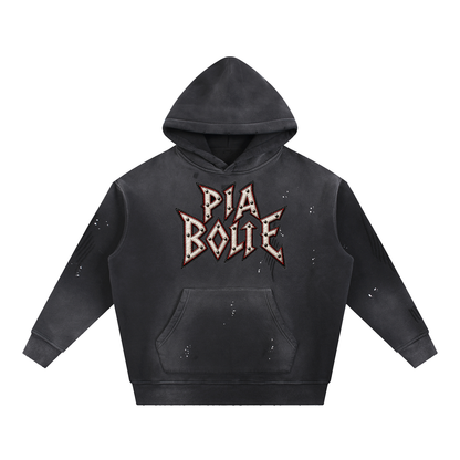 PIA BOLTE® Vintage Splatter Bambii Heavy Metal Hoodie