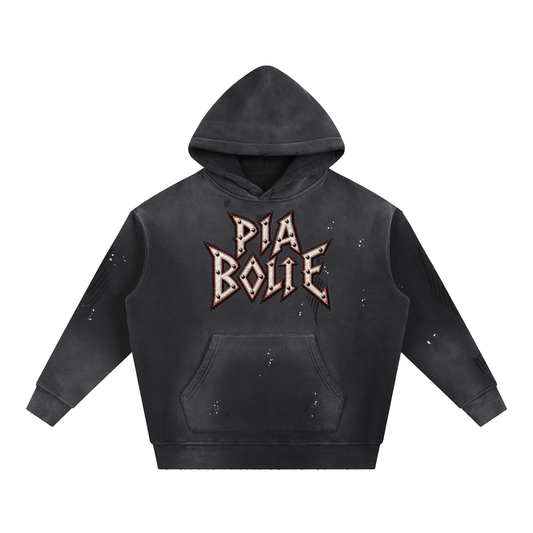 PIA BOLTE® Vintage Splatter Bambii Heavy Metal Hoodie