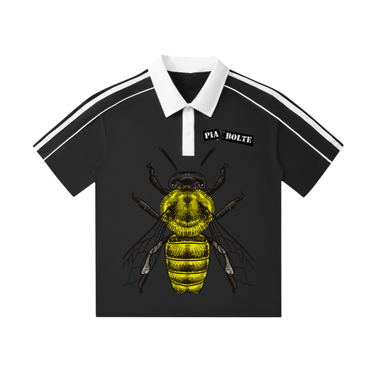PIA BOLTE® Poloshirt - Black Stinger Bee