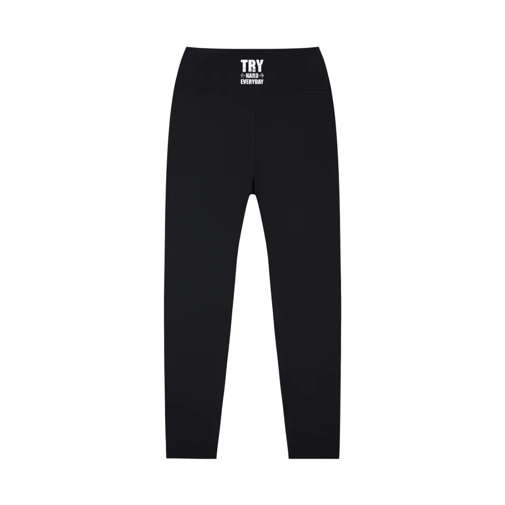 KILLERCLAW®  black Leggings try harder