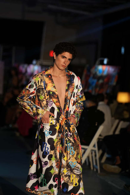 PIA BOLTE® Bademantel - Tiger