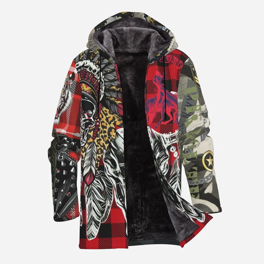 Hoodie jacket red Wild cowboy (unisex)