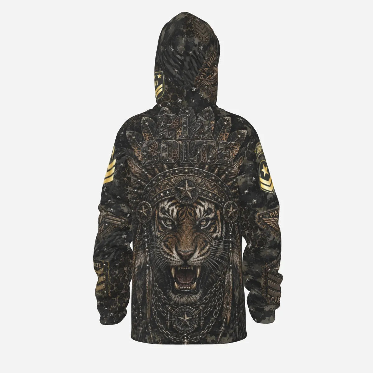 PIA BOLTE® ARMY TIGER GOLD JACKET - PIA BOLTE® COUTURE