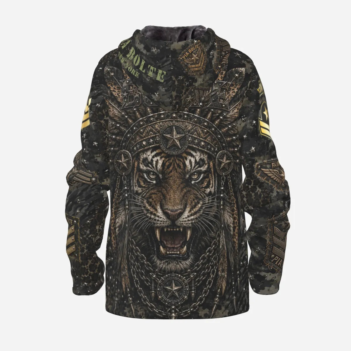 PIA BOLTE® ARMY TIGER GOLD JACKET - PIA BOLTE® COUTURE