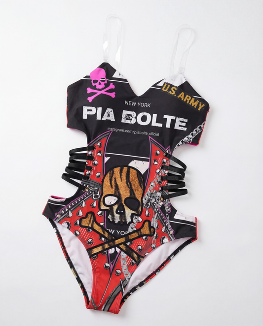 PIA BOLTE® Swimsuit Punk love - PIA BOLTE® COUTURE