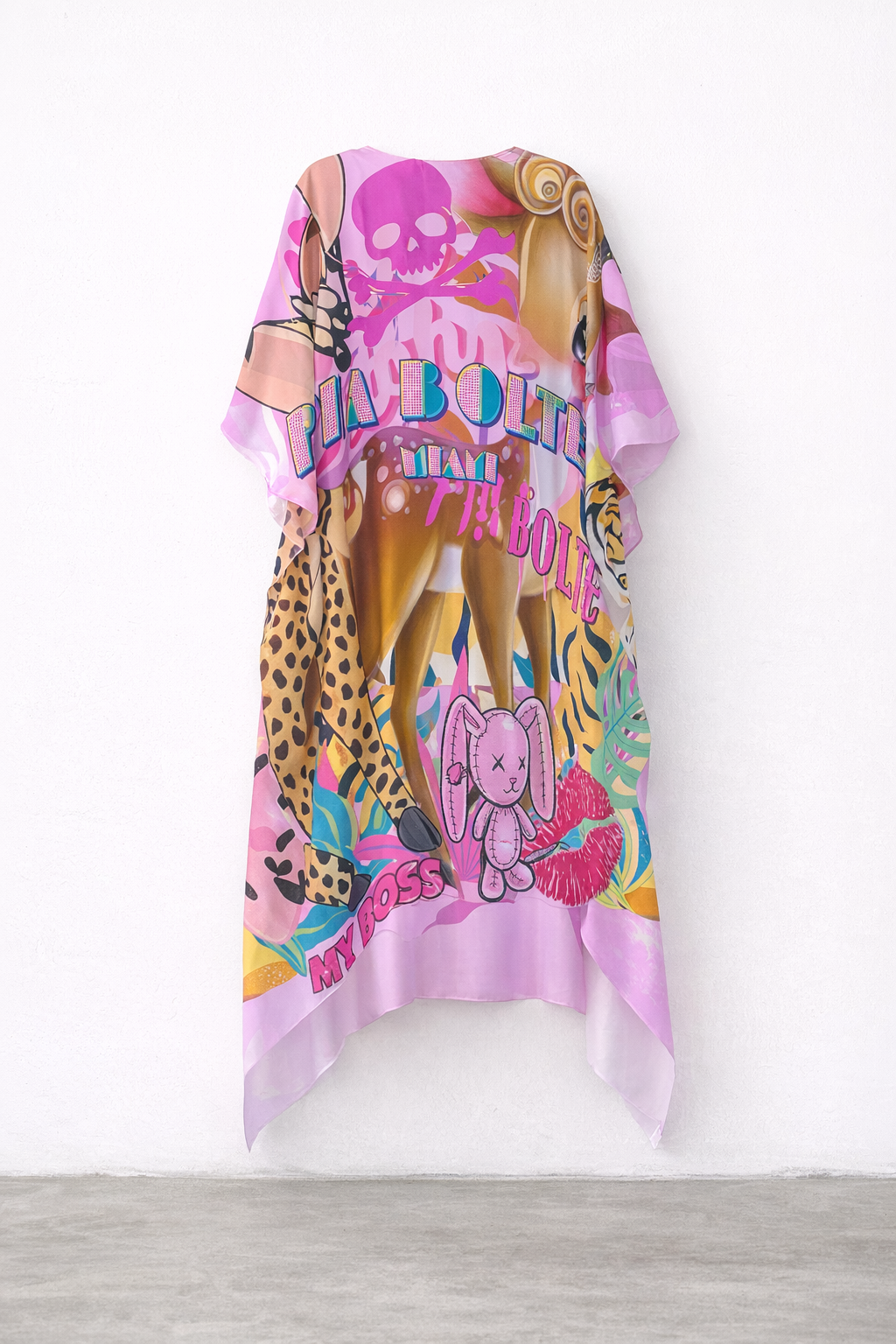 PIA BOLTE® Kaftan Robe Miami Kiss