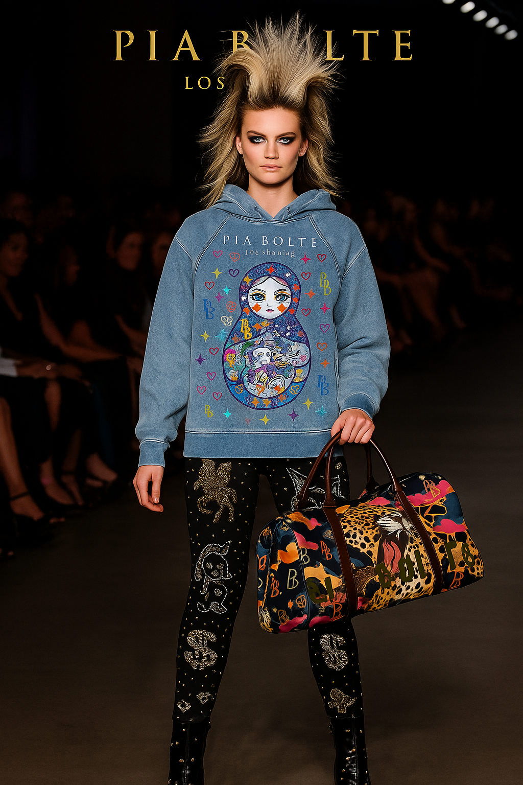 PIA BOLTE® Hoodie - Hologram Matroschka